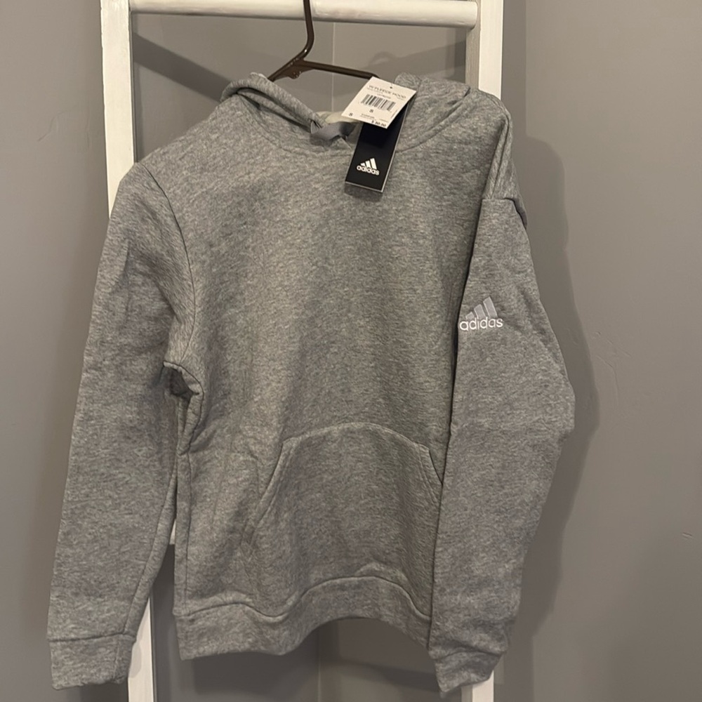 NWT - Adidas Hoodie Gray size Small